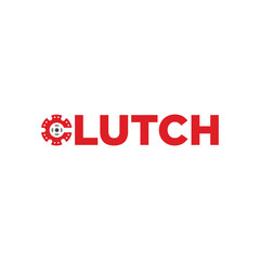 Clutch wordmark logo icon vector template.eps