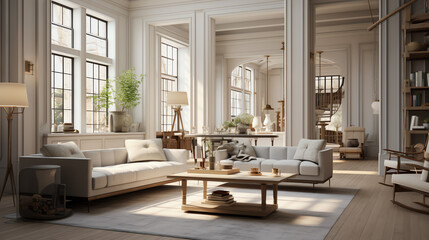 Fototapeta premium modern living room