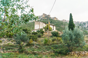 house in the mountains