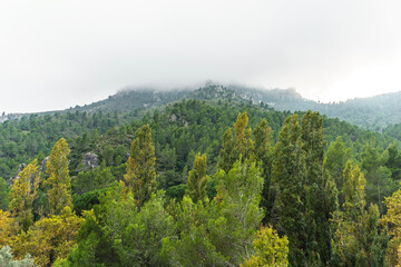 cloudy mountain