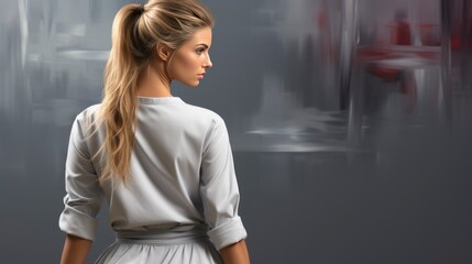 Uniformed Conductor Stands Her Back Next, HD, Background Wallpaper, Desktop Wallpaper 