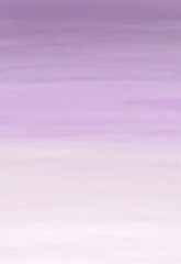 Obraz premium Pastel purple sky. Watercolor drawn. Vector illustration. Suitable for background and decoration.