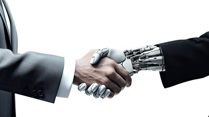 shake hands human and droid
