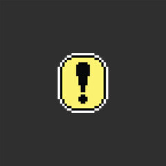 this is danger icon in pixel art with simple color and black background ,this item good for presentations,stickers, icons, t shirt design,game asset,logo and your project.