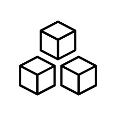 Packaging Icon outline Illustration