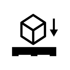 Packaging Icon Solid Illustration