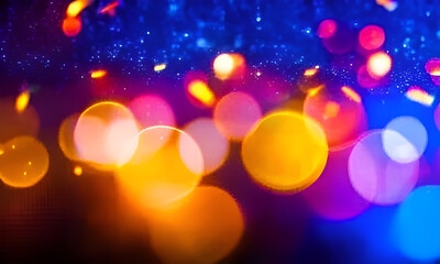 abstract christmas lights