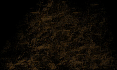 Dark and light brown gradient abstract background Create a texture that looks like a rock wall or cave wall with the paint brush tool. Gives an old, ancient and mysterious feel. Use for media design.