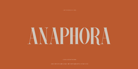 Hand drawn elegant alphabet letters font and number. Classic Lettering Minimal Fashion Designs. Typography modern Sen serif fonts regular decorative vintage concept. vector illustration © SyedMuhammad