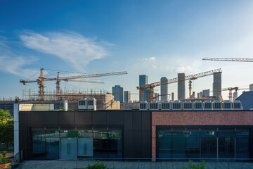 Modern urban business office building