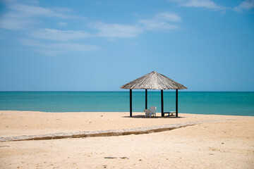 rest area on Guajira beaches