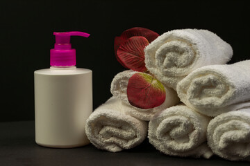 towels and soap