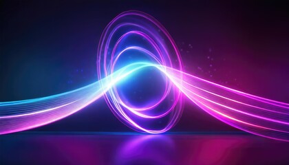 abstract background with glowing lines