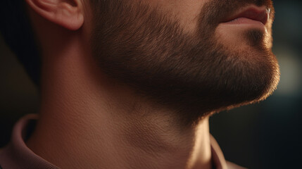 Obraz premium Stylish beard of a man