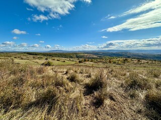 landscape with sky and clouds