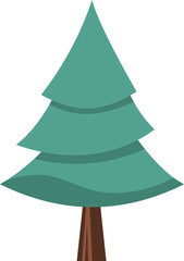 Unique Christmas Tree Illustration