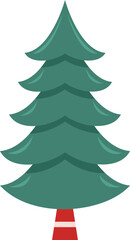 Unique Christmas Tree Illustration