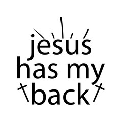 jesus has my back