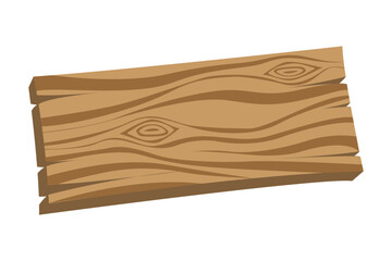 vector blank wooden board illustration
