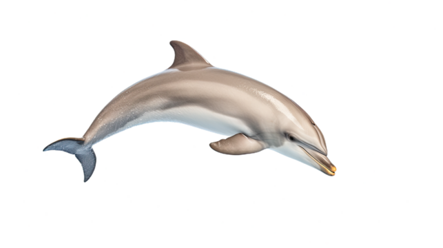 Dolphin. Isolated on Transparent background.	