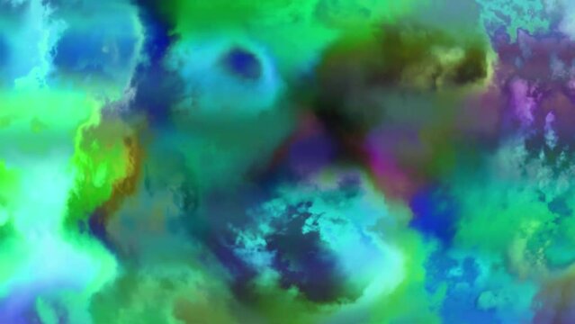 Abstract Watercolors Overlay Animation Background