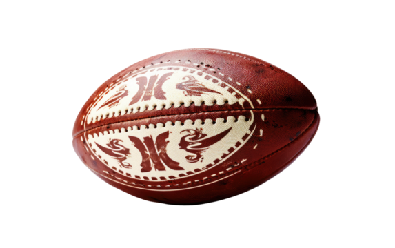 A Realistic Image Immersing You in the Intensity of Australian Rules Football on White or PNG Transparent Background