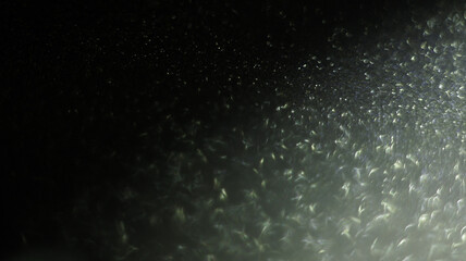 Fototapeta premium Silver Glitter Bokeh - Sleek and Elegant Shimmering Effects for Sophisticated Design Projects, Ideal for Creating Stylish and Luxurious Visuals