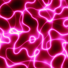 Pink glowing multidimensional plasma force field. Abstract glowing background