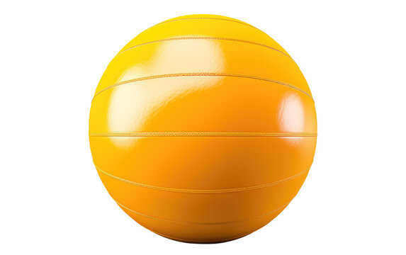 Bouncing Into Action A Realistic View of Bossaball Inflatables on White or PNG Transparent Background