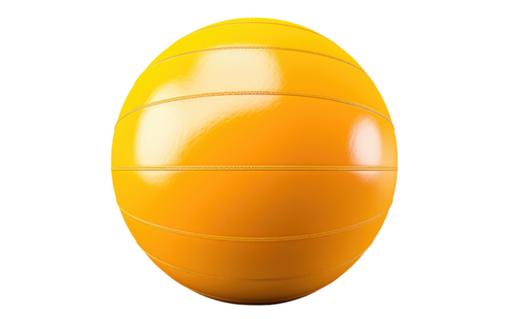 Bouncing Into Action A Realistic View of Bossaball Inflatables on White or PNG Transparent Background