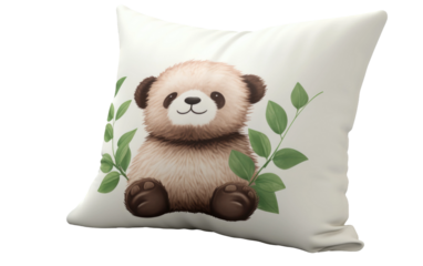 A Hug for Your Dreams Calm Cuddle Pillow's Comfortable Embrace on White or PNG Transparent Background