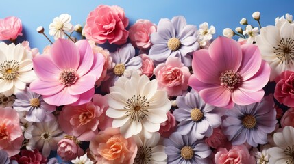 Fototapeta na wymiar Katakuri Flowers Blooming Plateau, HD, Background Wallpaper, Desktop Wallpaper 