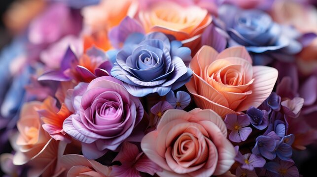 Flowers Pastel Color Tone Soft Blur, HD, Background Wallpaper, Desktop Wallpaper 