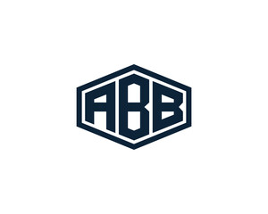 ABB logo design vector template