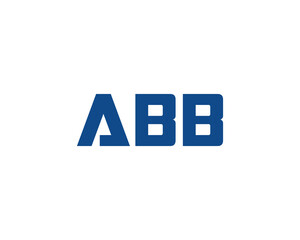 ABB logo design vector template