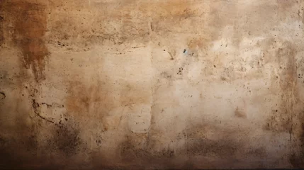 Deurstickers Empty brown concrete surface texture © Aliha