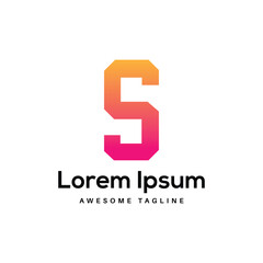 Obraz premium 5 Letter Logo Design Free Icon