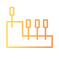 Care Health Medicine Gradient Outline Icon