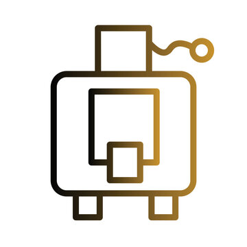 recommend clip art: Cologne Spray Perfume Gradient Outline Icon