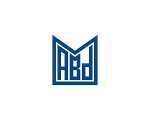 ABD logo design vector template
