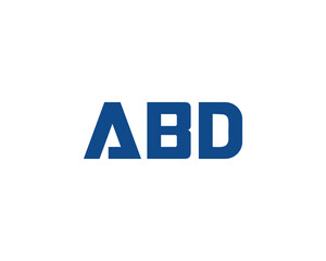 ABD logo design vector template