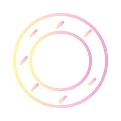 Food Sushi Roll Gradient Outline Icon
