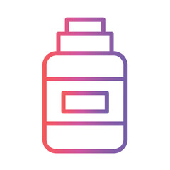 Baby Food Toys Gradient Outline Icon