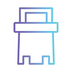 Bucket Spade Toy Gradient Outline Icon