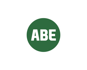 ABE logo design vector template