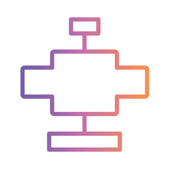 Spin Top Toys Gradient Outline Icon