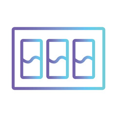 Sushi Tempura Food Gradient Outline Icon