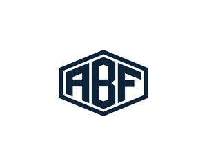 ABF logo design vector template