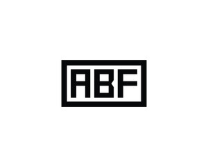 ABF logo design vector template