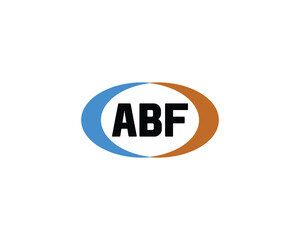 ABF logo design vector template